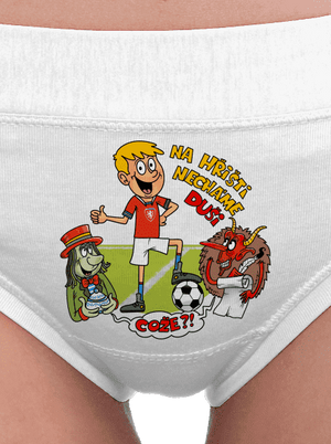 Na hřišti necháme duši dámské kalhotky White