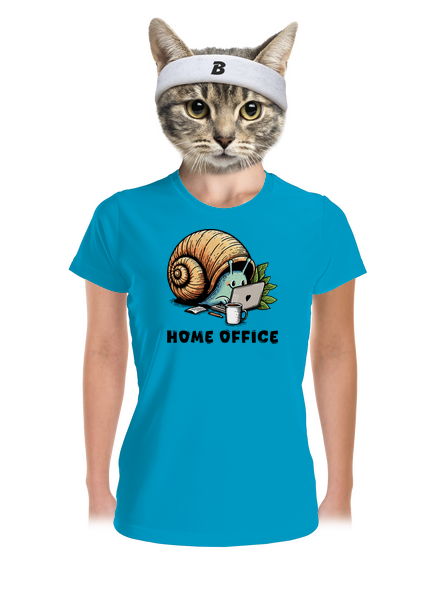 Šnekův home office dámské sportovní tričko Blue Atol