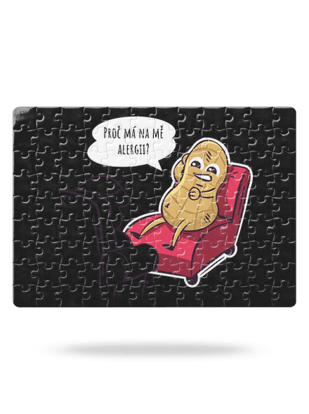 Alergeny u psychologa puzzle White