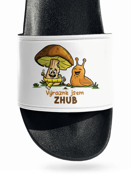 Jsem zhub pantofle White
