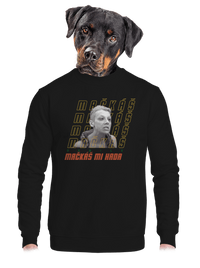 unisex mikina bez kapuce