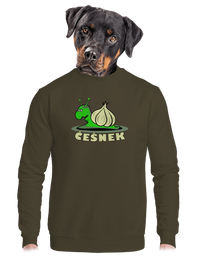 unisex mikina bez kapuce