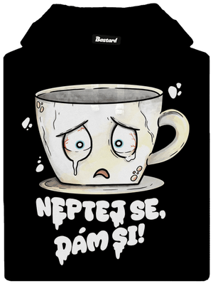 Neptej se, dám si pánská mikina klokanka Black