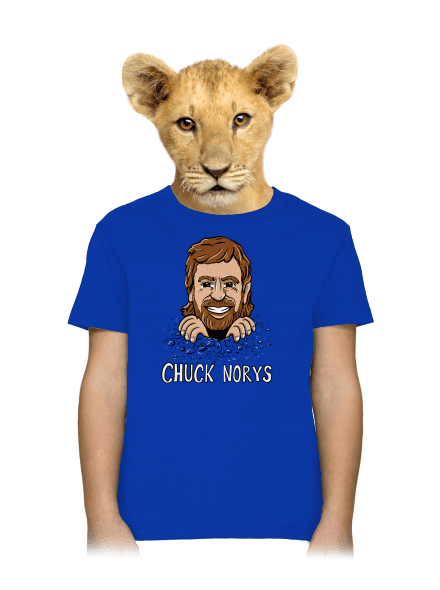 Chuck Norys dětské tričko Royal Blue