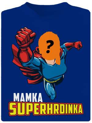 Mamka superhrdinka pánské sportovní tričko Royal Blue Mal