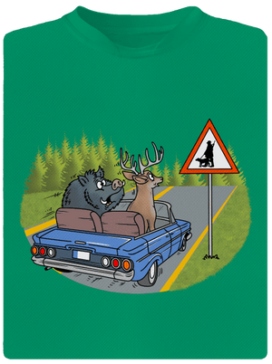 Myslivec pánské sportovní tričko Kelly Green Mal