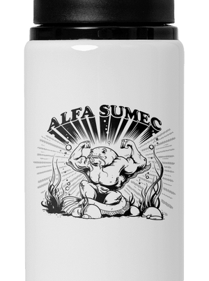 Alfasumec lahev na vodu White