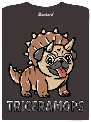 Triceramops pánské dlouhý rukáv Bear Brown