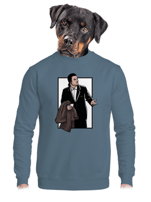 unisex mikina bez kapuce