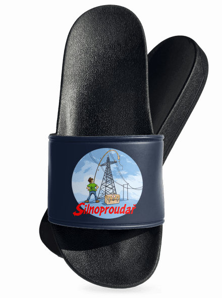 Silnoproudař pantofle Navy