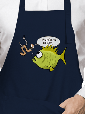 Ryba a žížala zástěra Navy