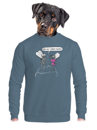 unisex mikina bez kapuce