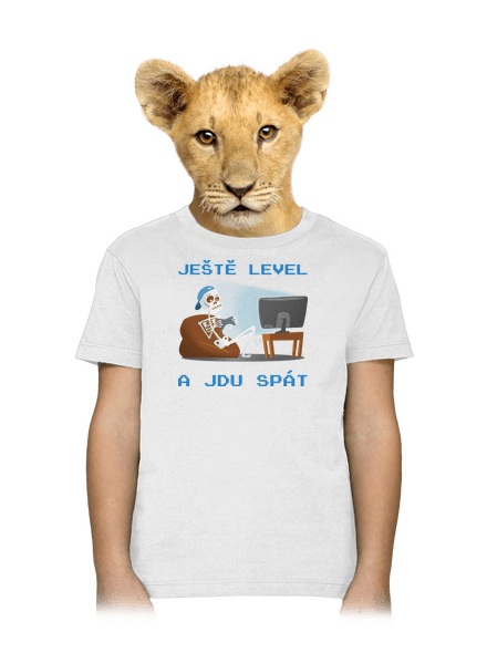 Ještě level dětské tričko White
