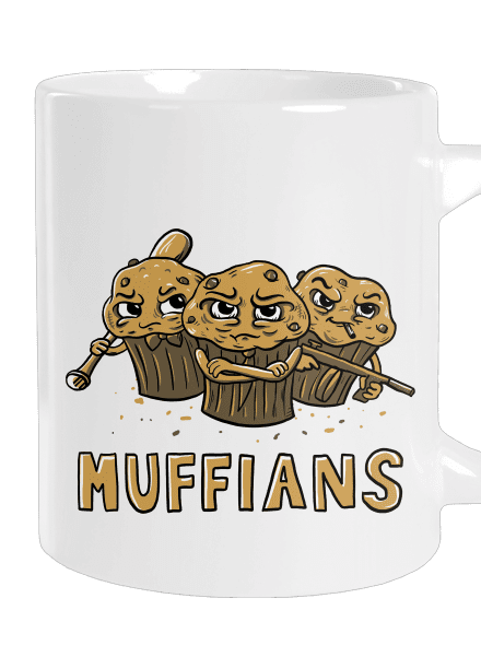 Muffians velký hrnek White