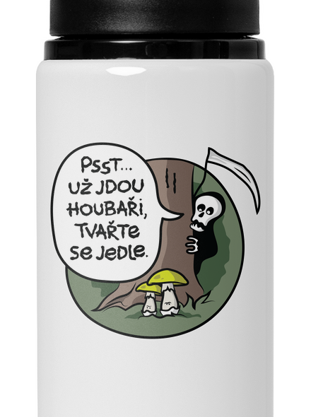 Muchomůrky zelené lahev na vodu White