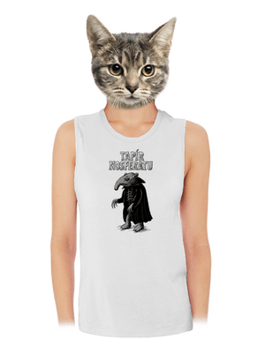 Tapír Nosferatu dámské tílko volné White