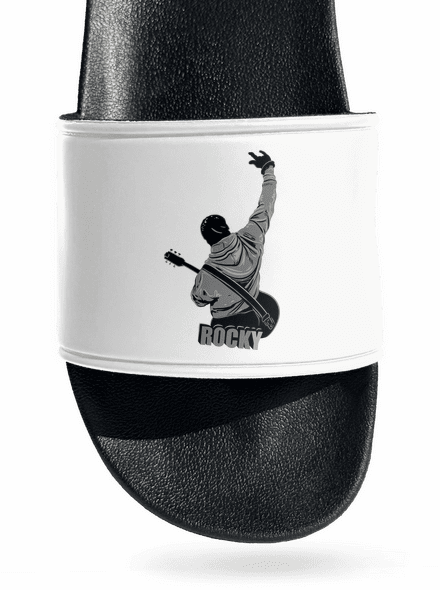 Rocky pantofle White