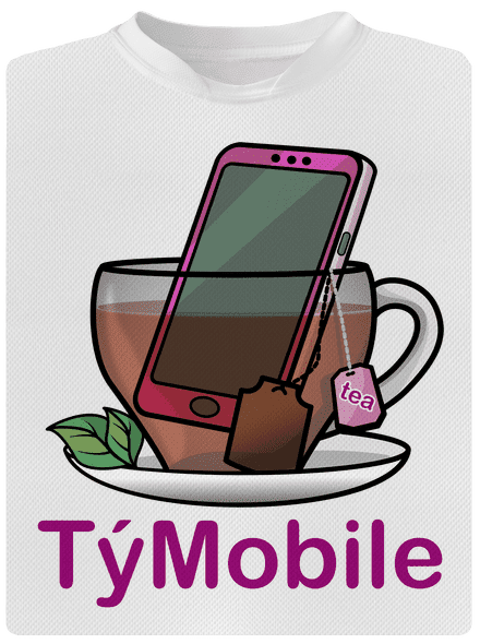 TýMobile pánské sportovní tričko White