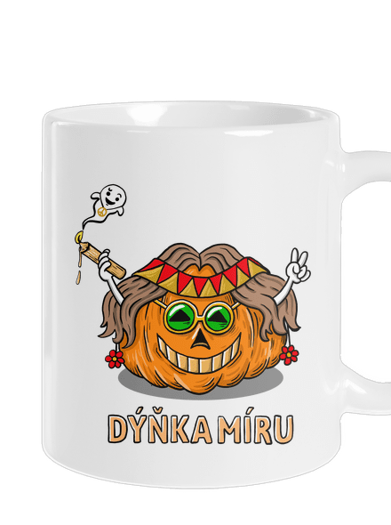 Dýňka míru klasický hrnek White
