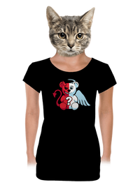 dámské tričko s lemem