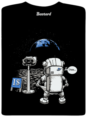 Kosmonaut pánské dlouhý rukáv Black