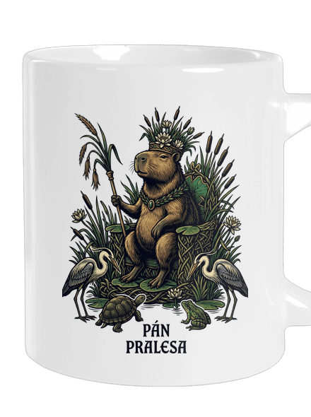 Pán pralesa velký hrnek White