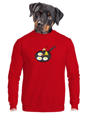 unisex mikina bez kapuce