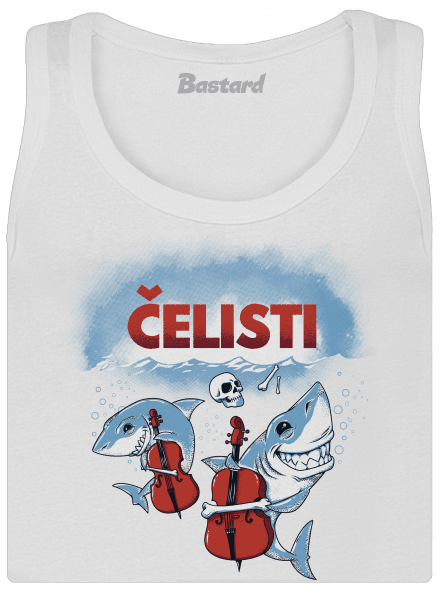 Čelisti dámské tílko klasické White