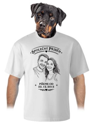 unisex tričko oversized