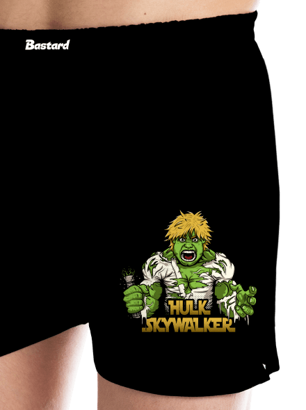 Hulk Skywalker pánské trenky Black