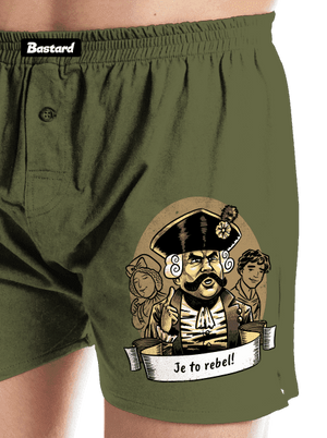 B14: S čerty nejsou žerty pánské trenky Khaki