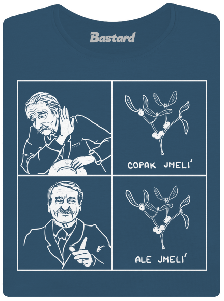 Cimrman: Copak jmelí dámské tričko premium Petrol Blue