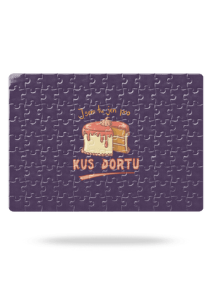 Pro kus dortu puzzle White
