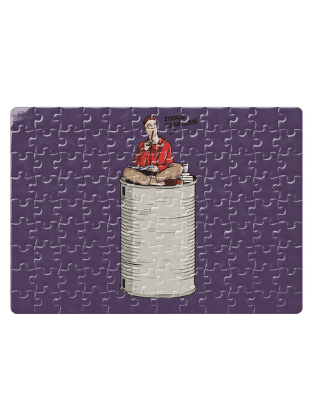 Konzerva puzzle White