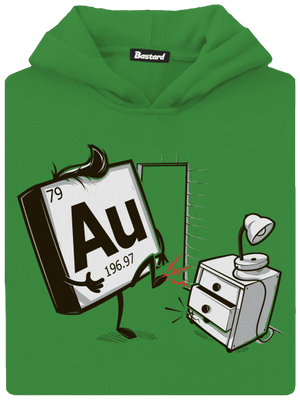 Au dětská mikina klokanka Kelly Green AWD