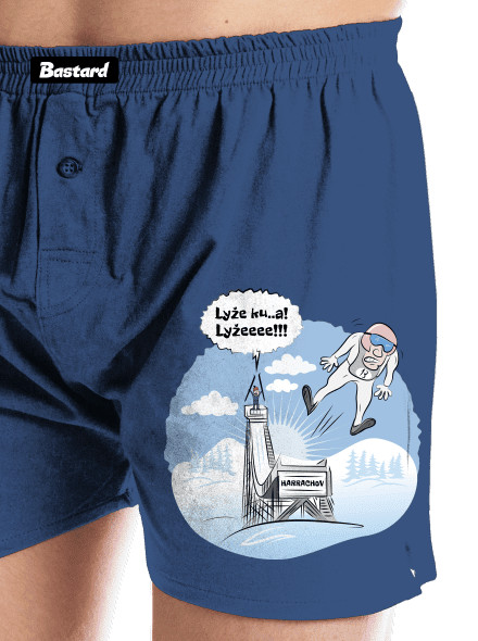 Lyže pánské trenky Blue