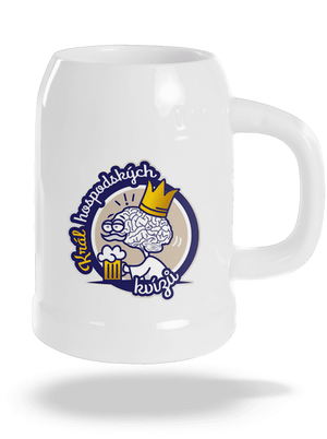 Král a královna kvízů půllitr White