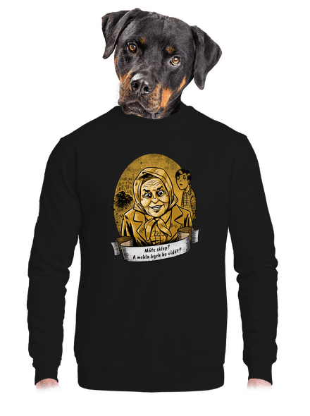 B14: Kulový blesk unisex mikina bez kapuce Black