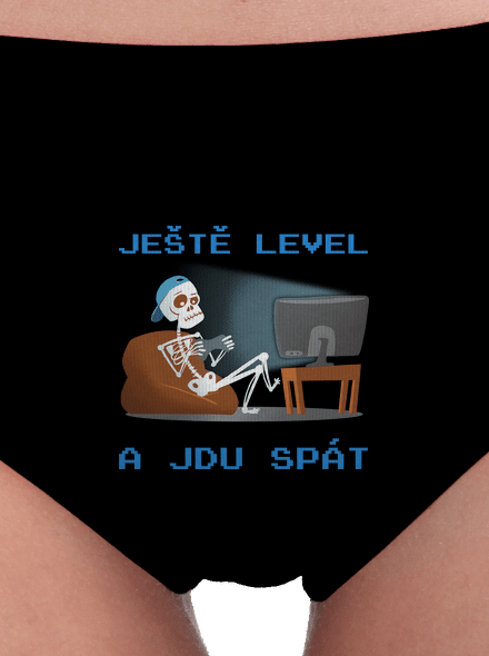 Ještě level dámské kalhotky Black