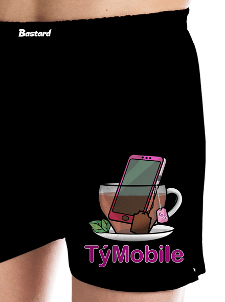 TýMobile pánské trenky Black