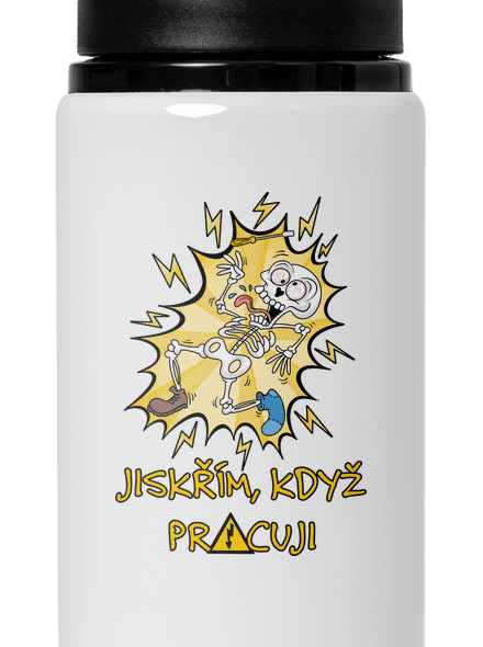 Jiskřím lahev na vodu White