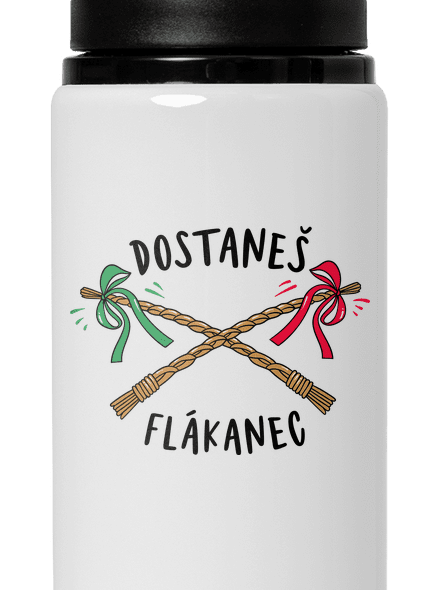 Flákanec lahev na vodu White