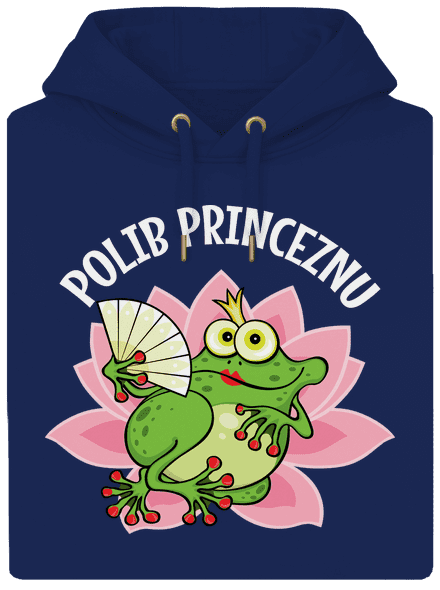 Polib princeznu a prince unisex mikina premium Navy