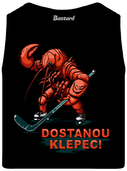 Dostanou klepec pánské tílko Black