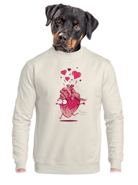 unisex mikina bez kapuce