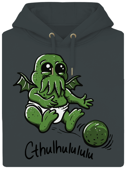 Cthulhululu unisex mikina premium Charcoal