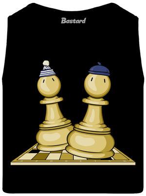 Šach a Mat pánské tílko Black