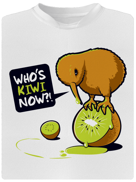 Kiwi dětské sportovní tričko White