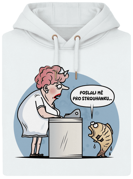 Strouhanka unisex mikina premium Snowwhite