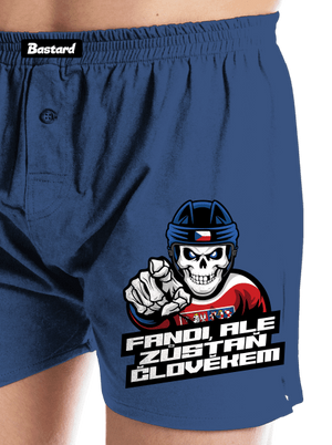 Fandi, ale zůstaň člověkem pánské trenky Blue